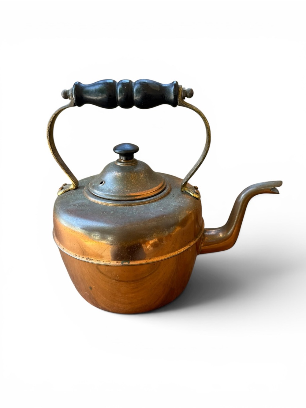 Vintage Oldusil Copper Tea Kettle - Made in England